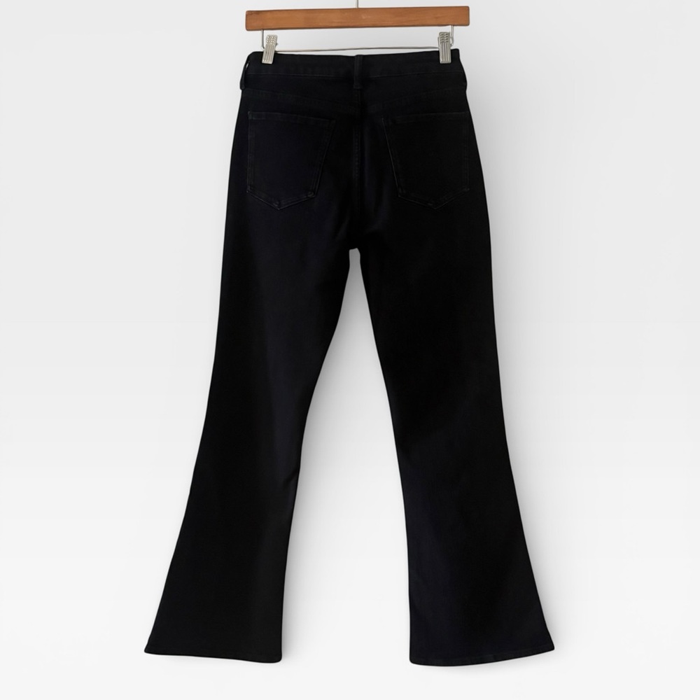 QUINCE Luna Stretch Flare Black Women’s Jeans | Size 27 / 30 - Picture 5 of 8